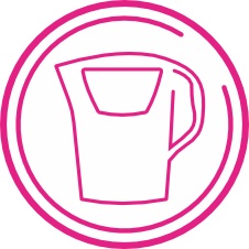 USTM Aqua Line piktogram - Ideálna alternatíva pre filtračné džbány